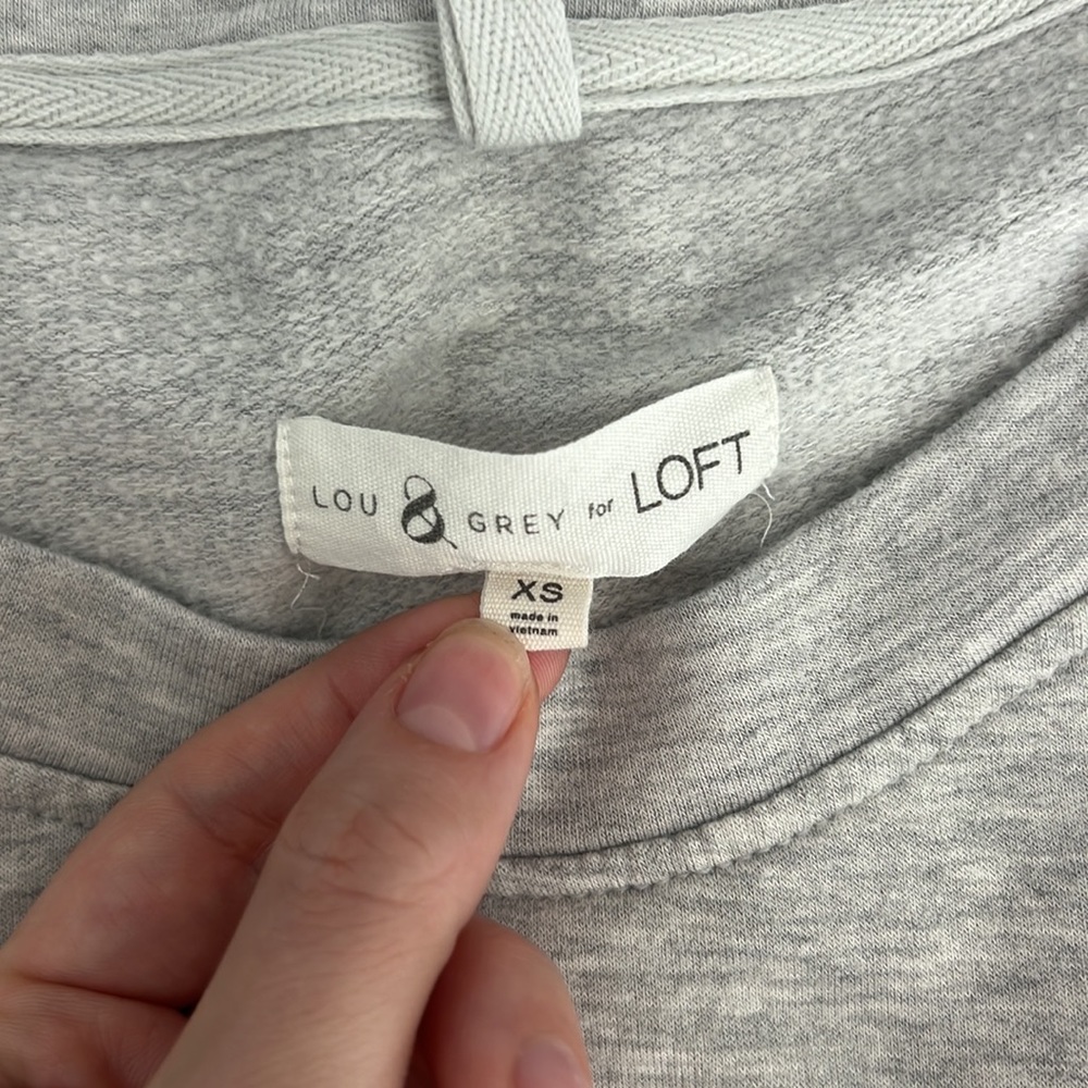 Loft Lou & Grey signature plush sweatshirt size XS - Picture 6 of 9